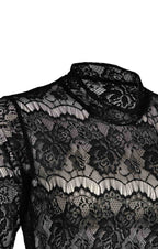 Chic Black Dirndl Blouse Magic