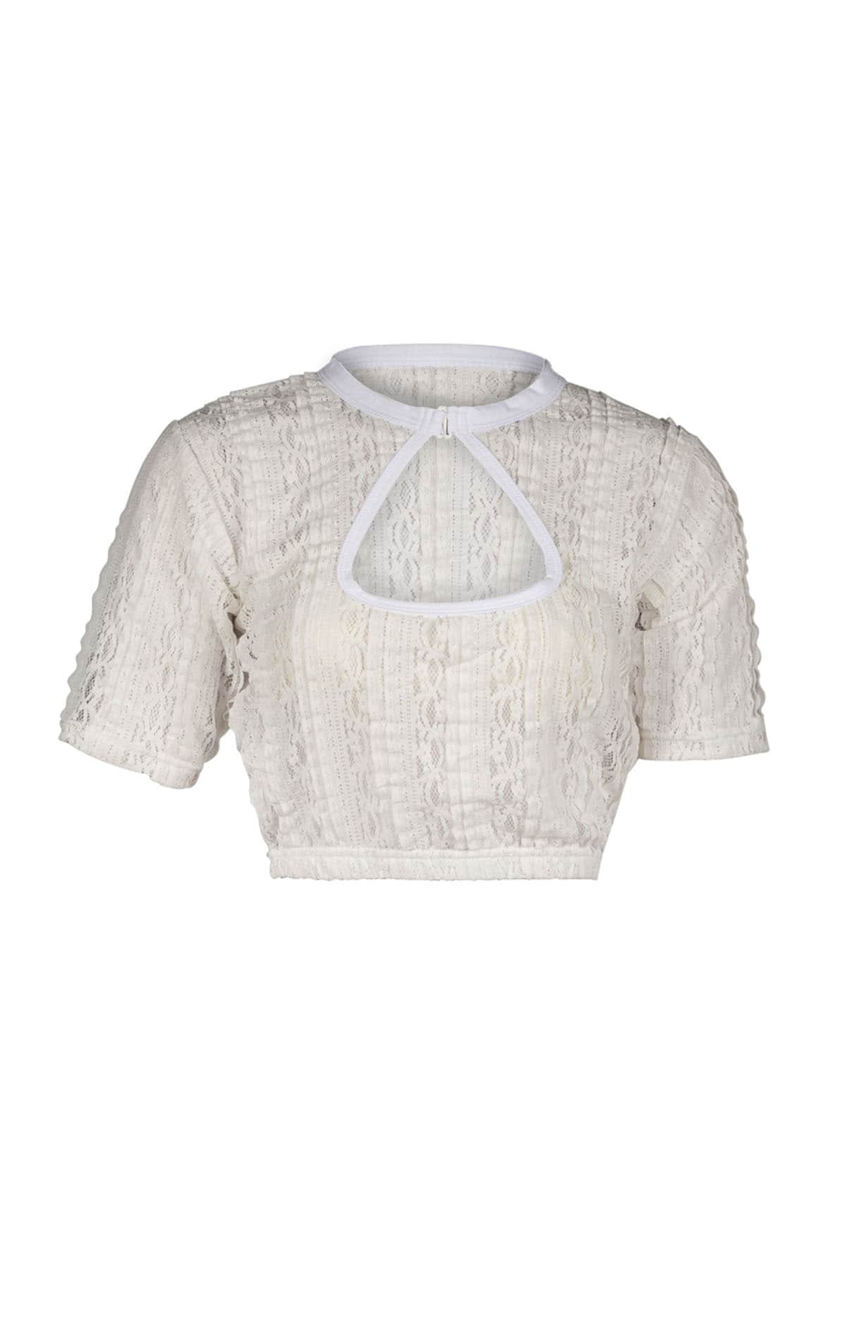 Sensational White Women's Dirndl Blouse – Lederhosen Store