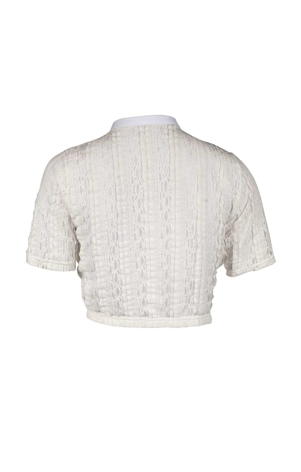 Sensational White Women's Dirndl Blouse