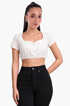 Dirndl Blouse Luxury White Organza Splendor