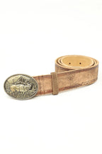 Rustic Brown Traditional Leather Belt