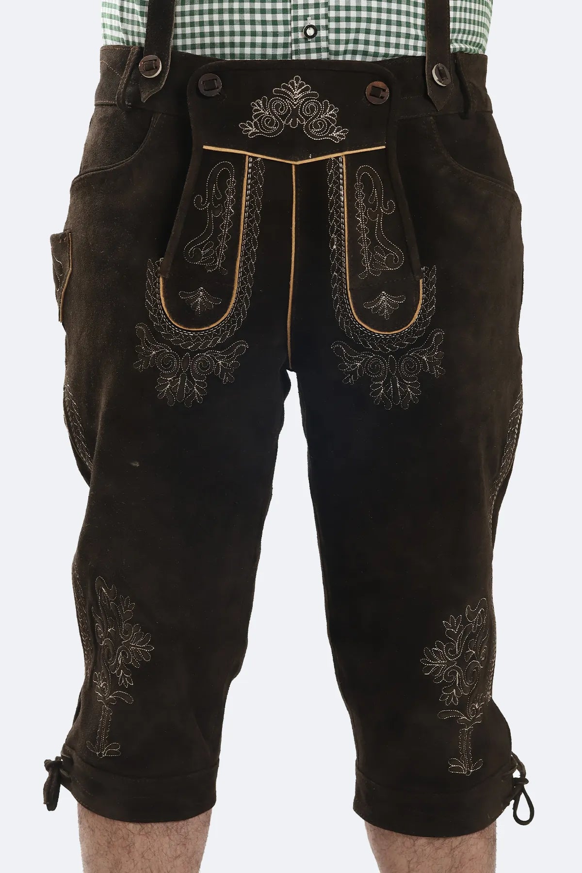 Deep Brown Bavarian Bundhosen