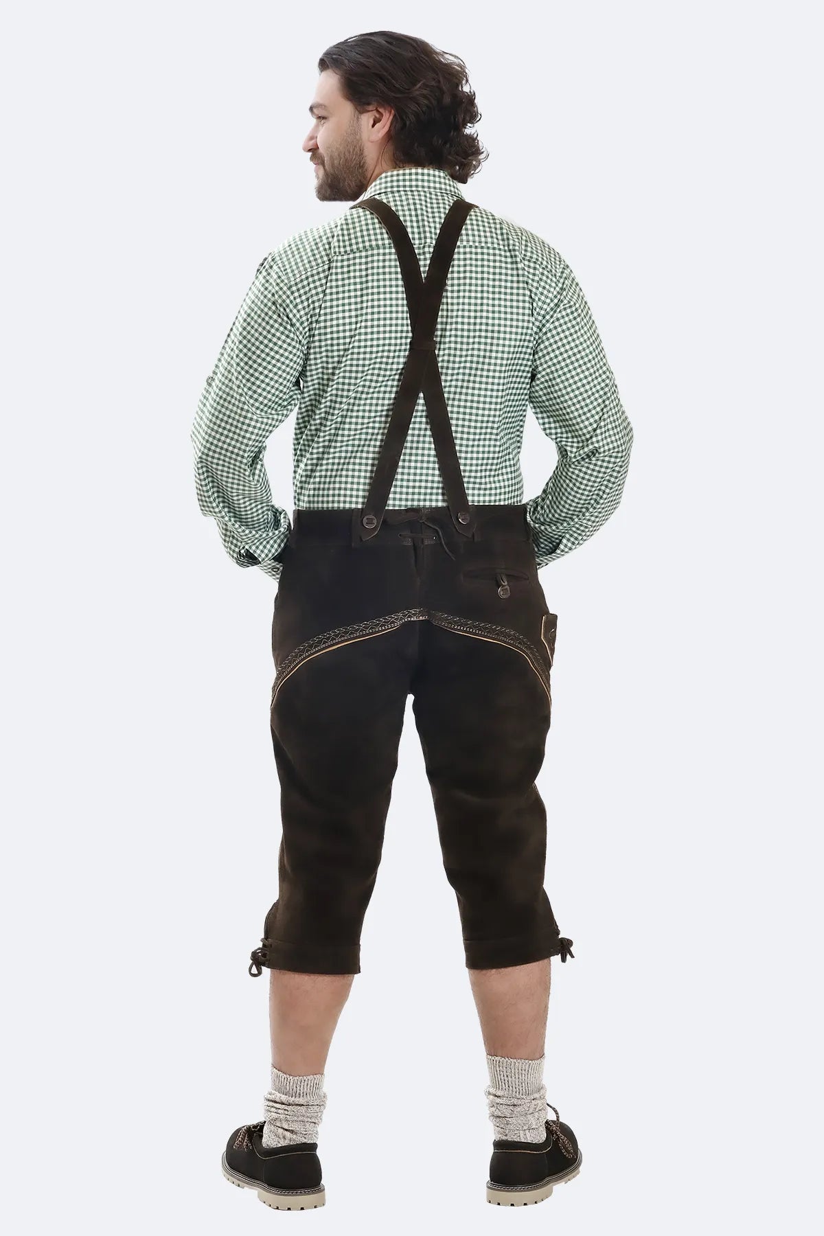 Deep Brown Bavarian Bundhosen