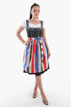 German Maxi Dirndl Long Anna Black