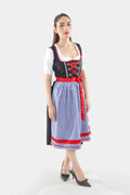 Denim Blue Midi German Dirndl