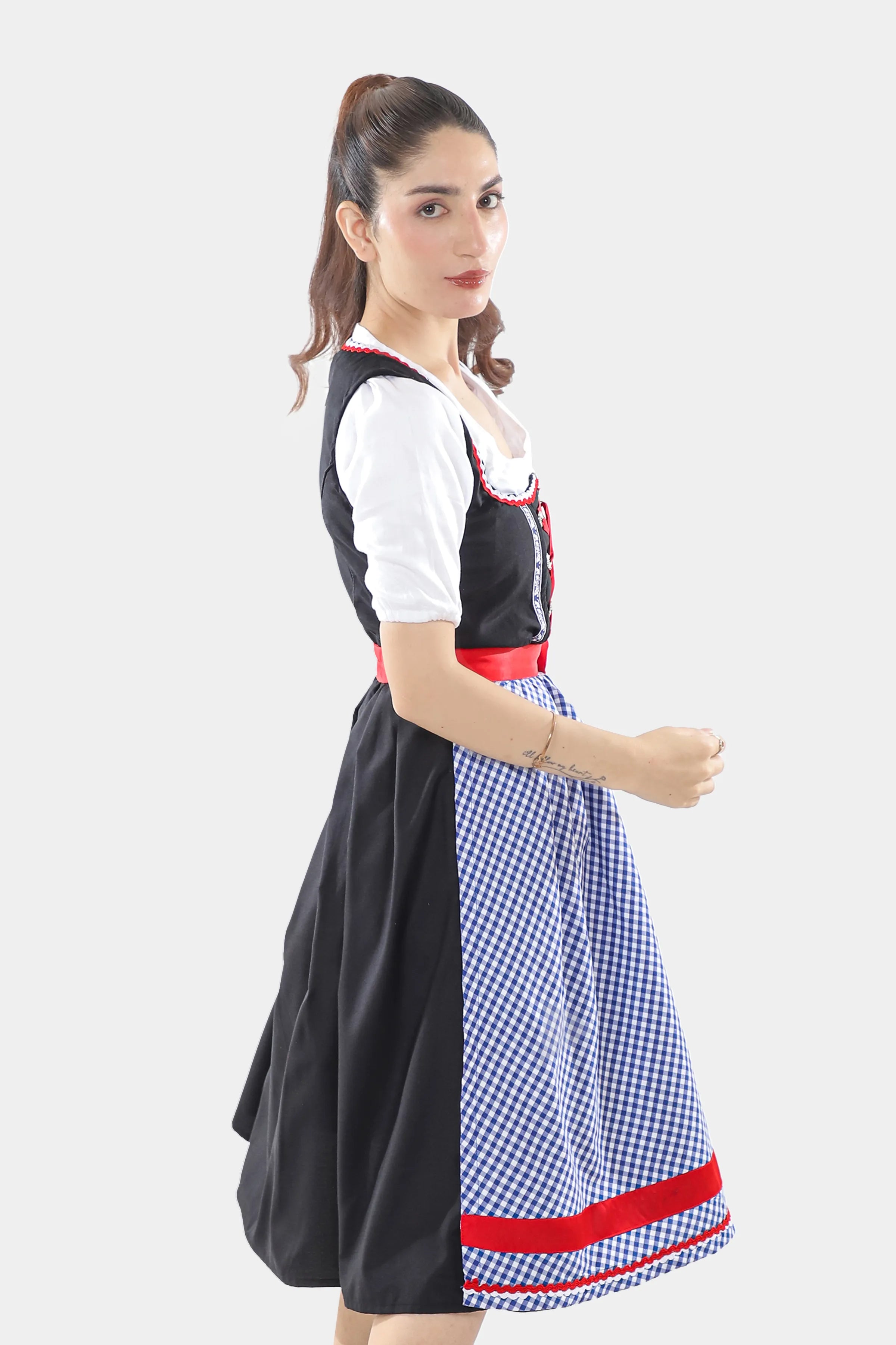 Denim Blue Midi German Dirndl