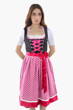 German Dirndl Amara Black Pink