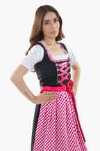 German Dirndl Amara Black Pink