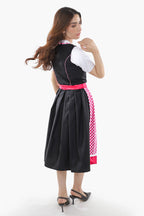 German Dirndl Amara Black Pink