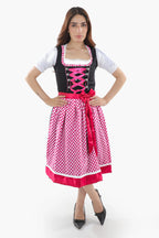 German Dirndl Amara Black Pink