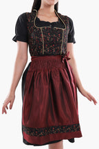 Aloisia Bavarian Maroon Dirndl