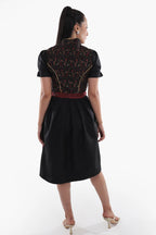 Aloisia Bavarian Maroon Dirndl