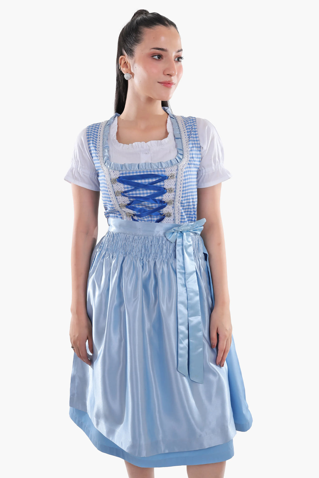 Classic Blue Checkered Dirndl