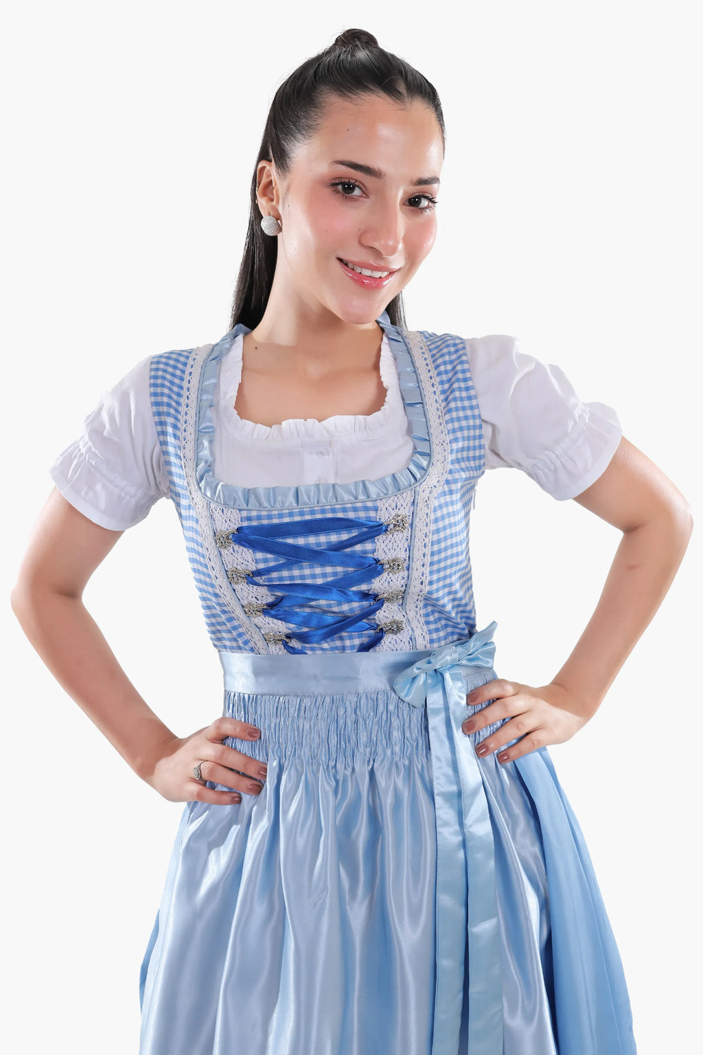 Classic Blue Checkered Dirndl