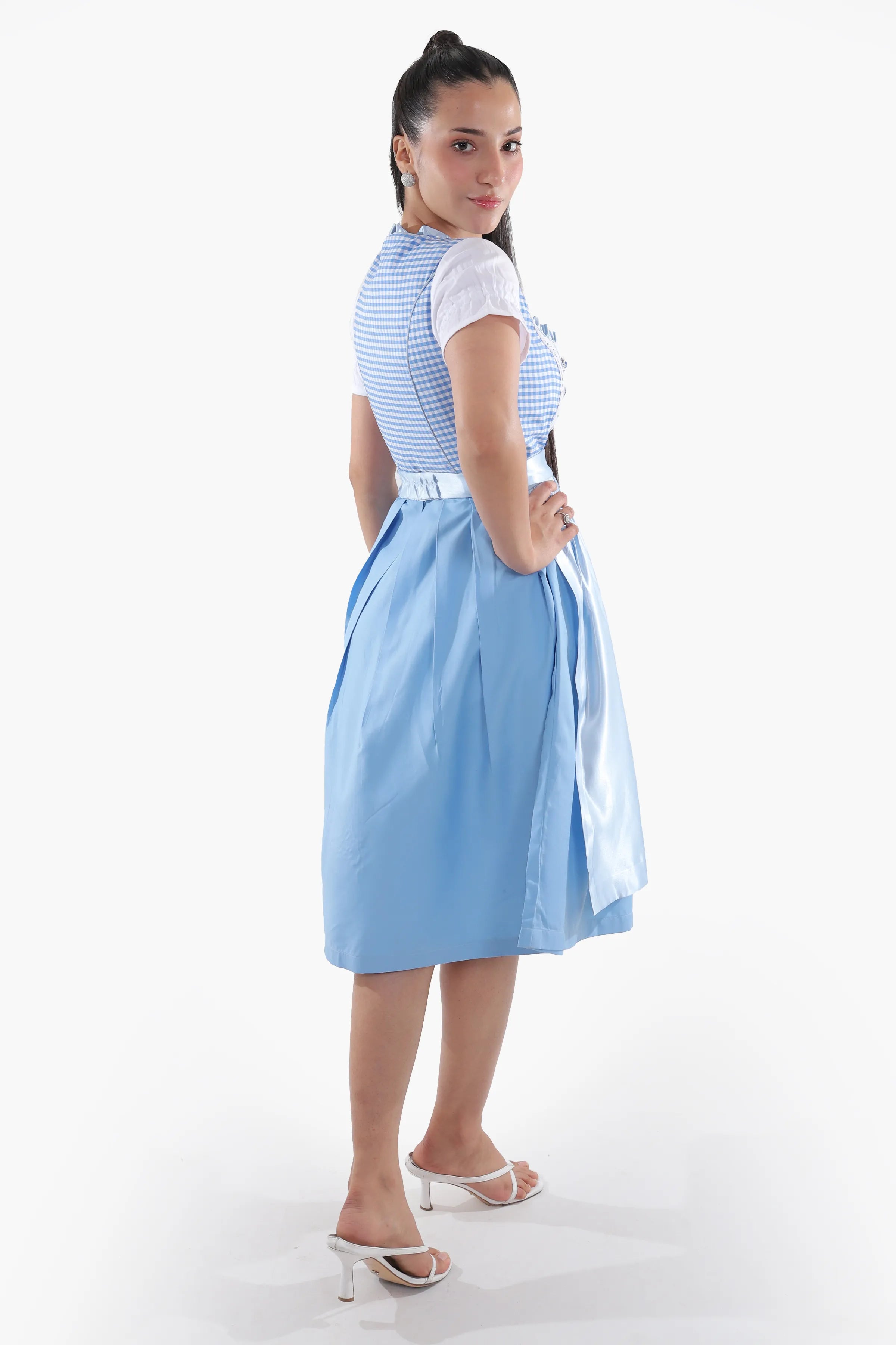 Classic Blue Checkered Dirndl