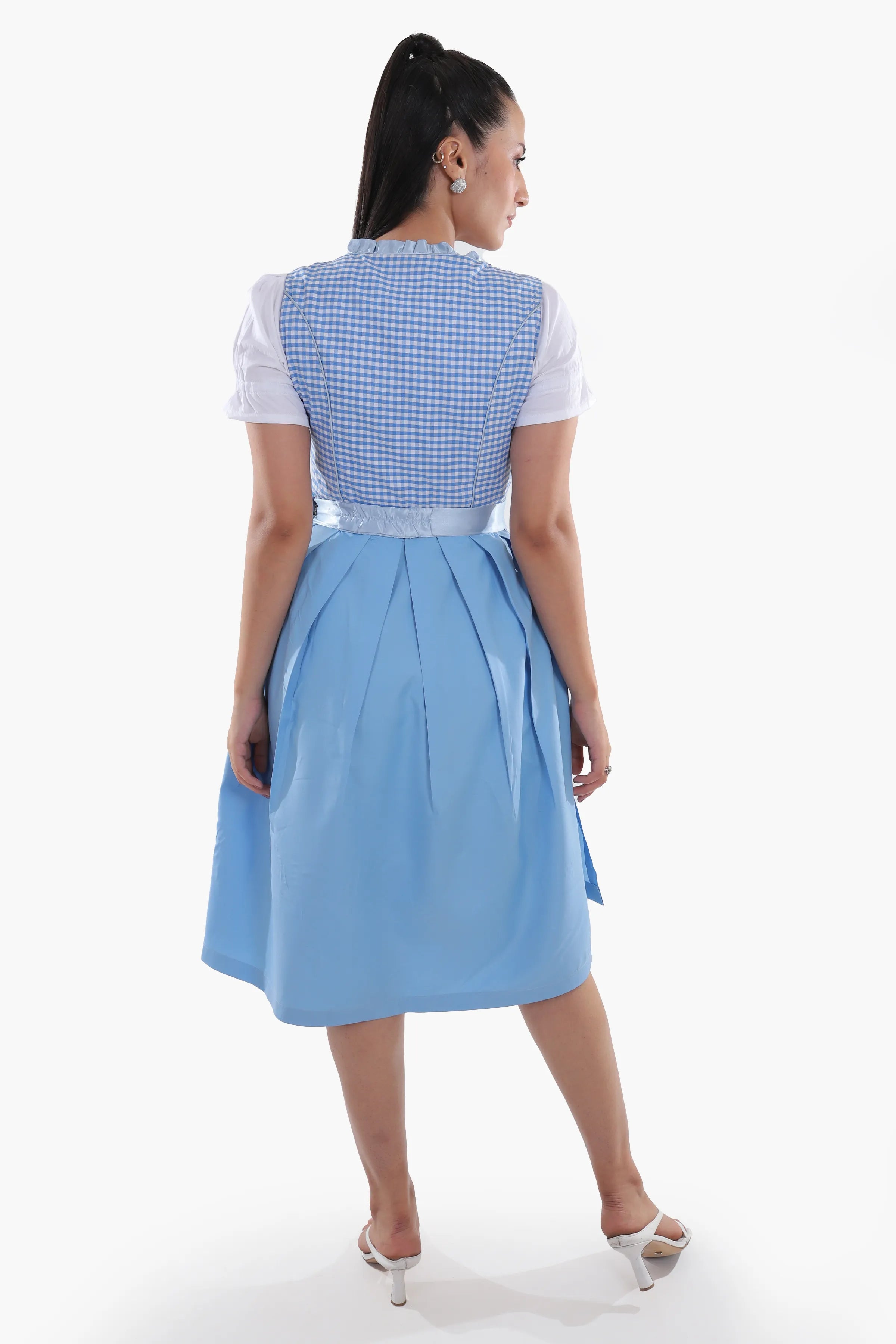 Classic Blue Checkered Dirndl S