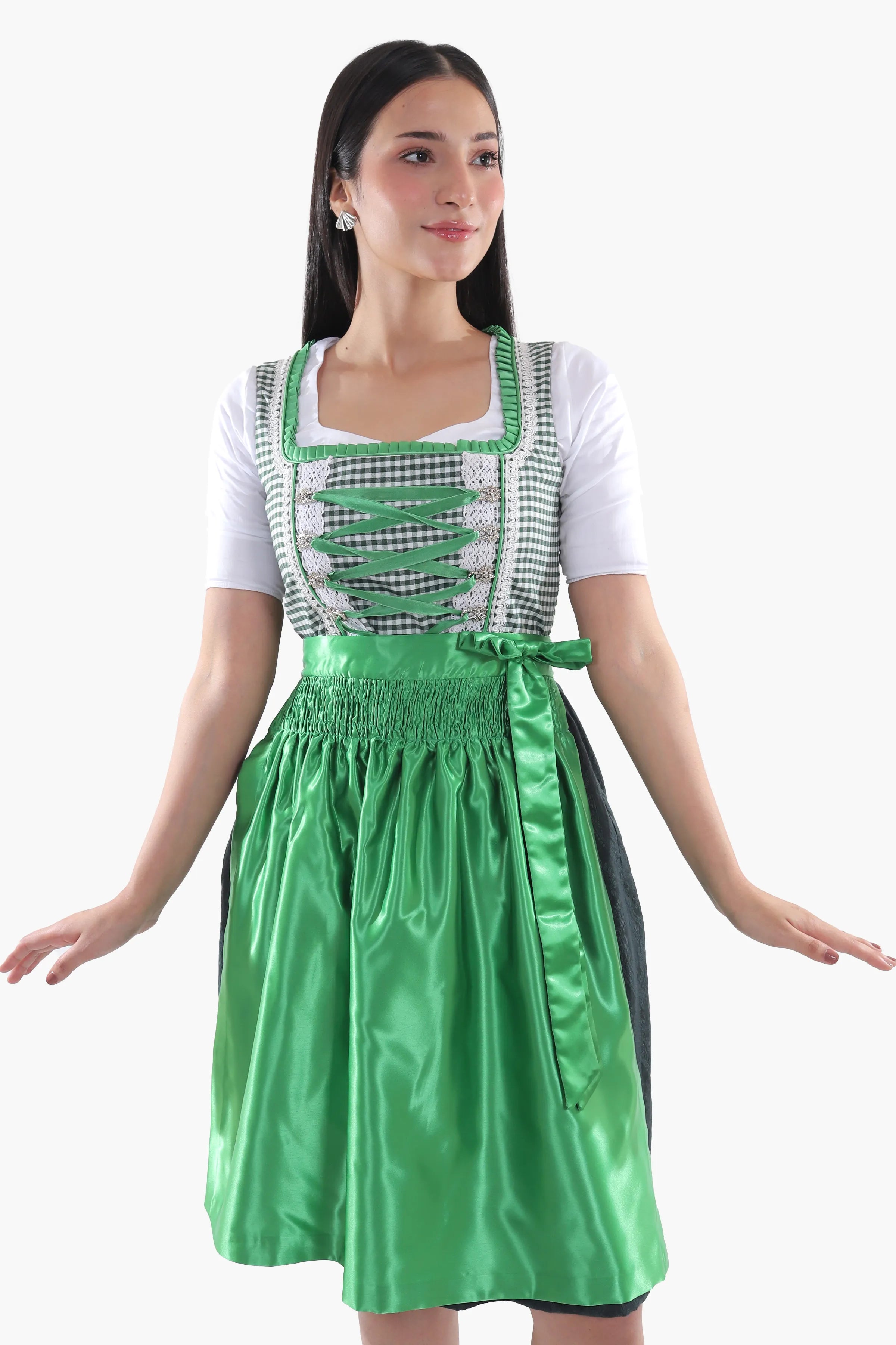 Classic Green Checkered Dirndl