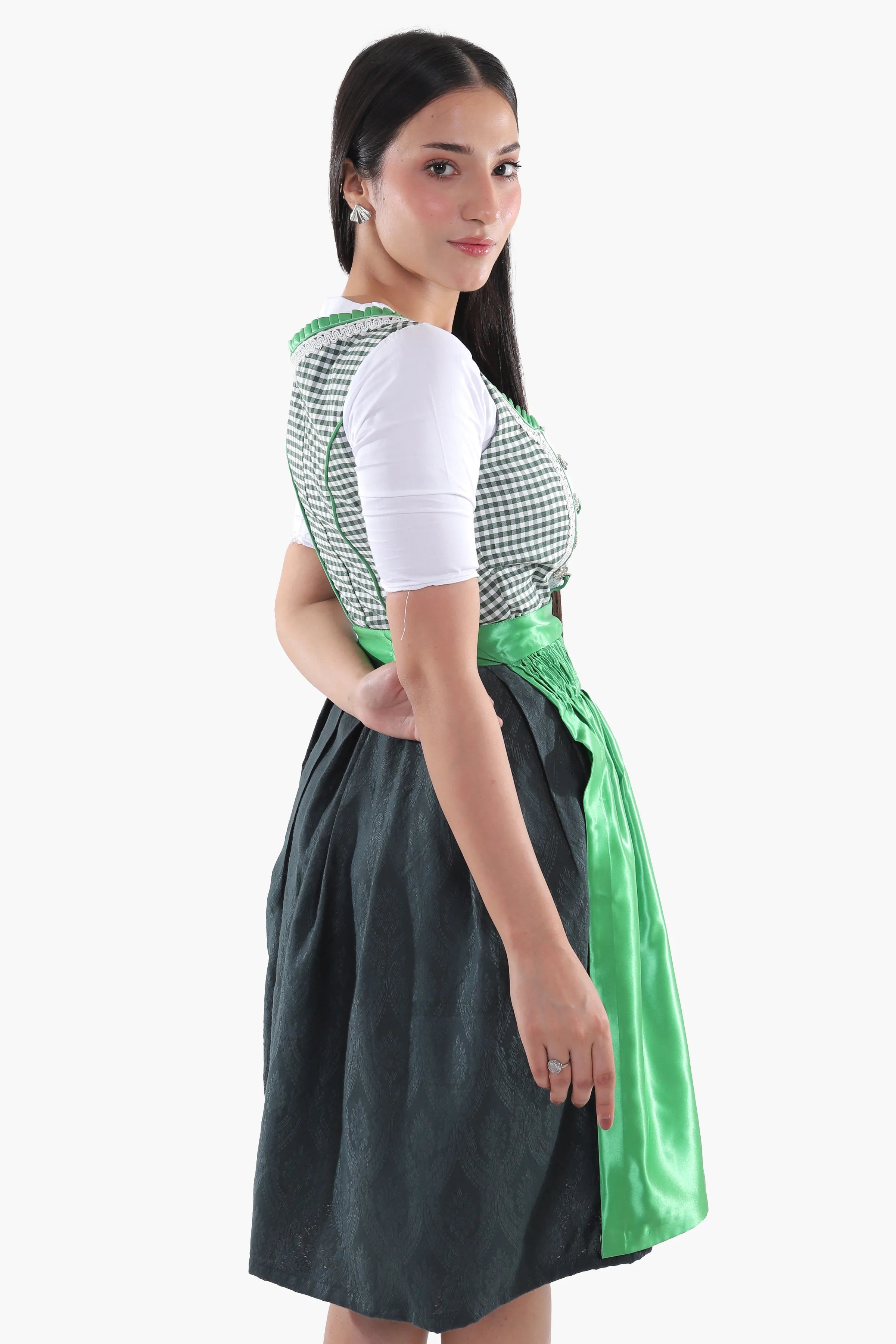 Classic Green Checkered Dirndl