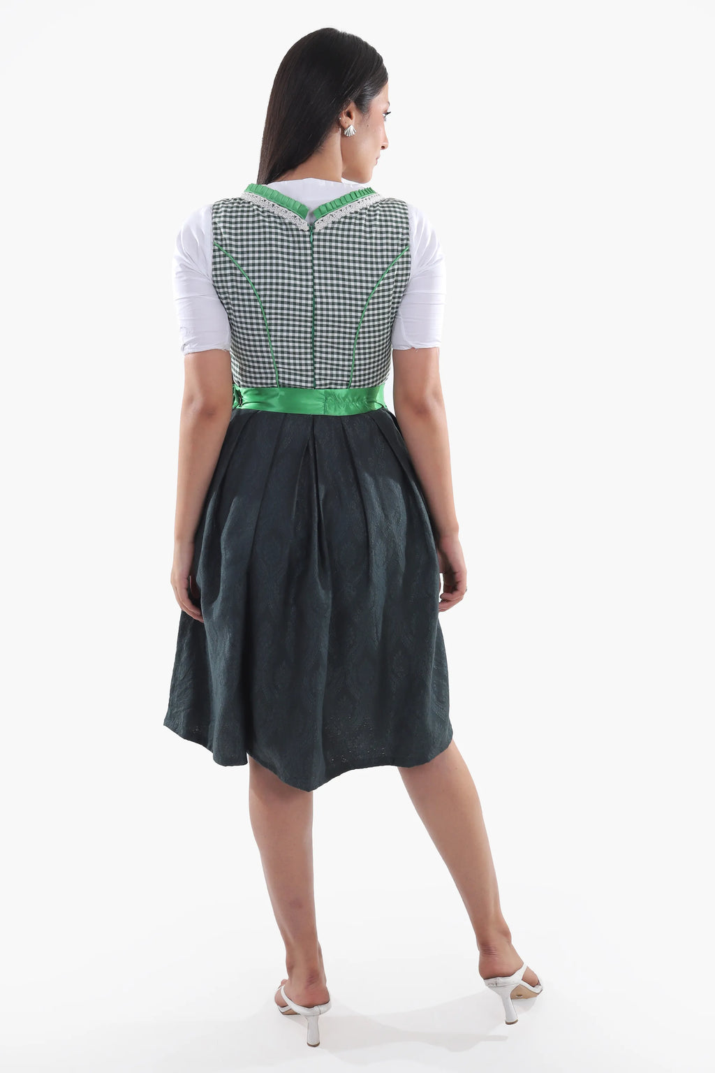 Classic Green Checkered Dirndl
