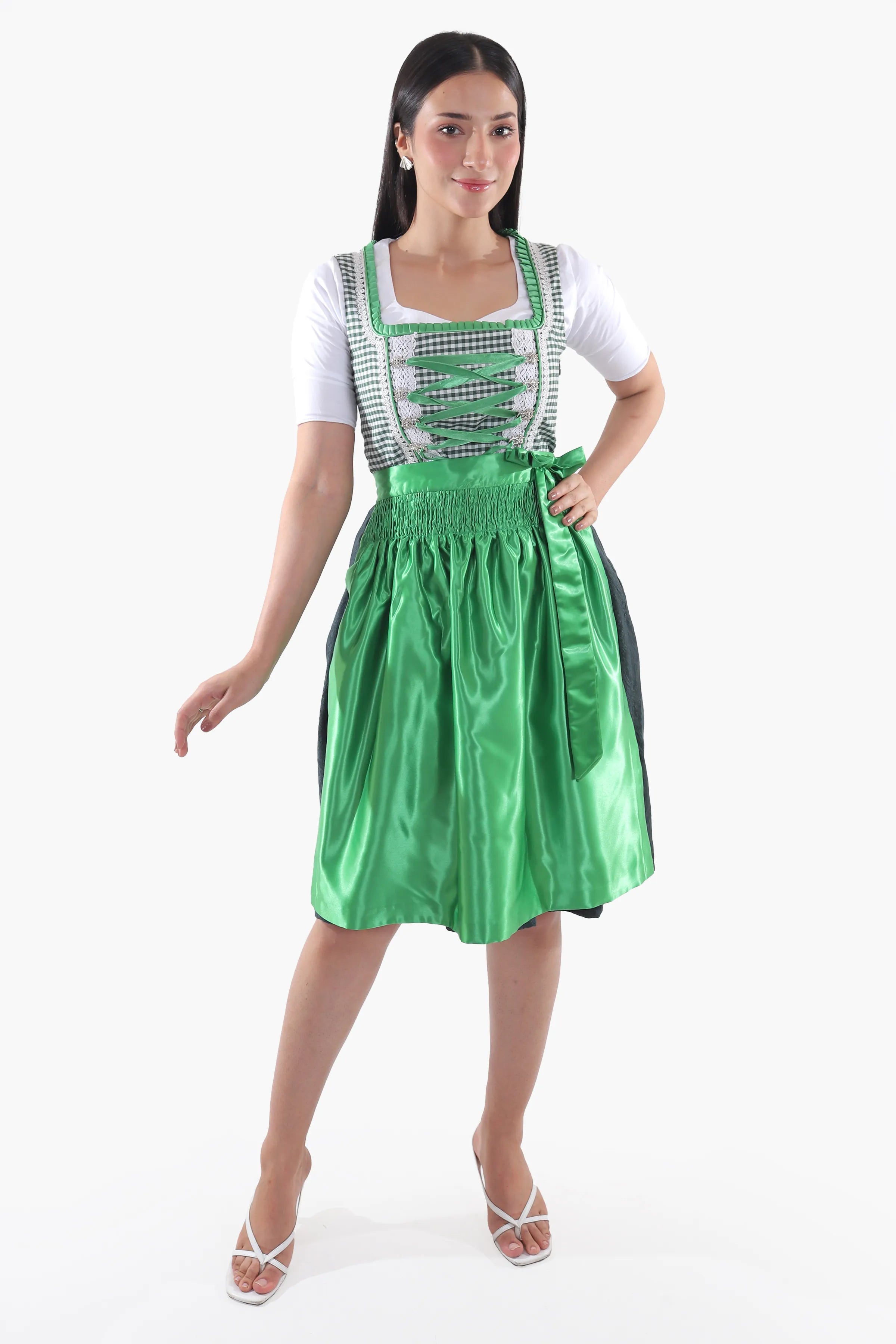 Classic Green Checkered Dirndl