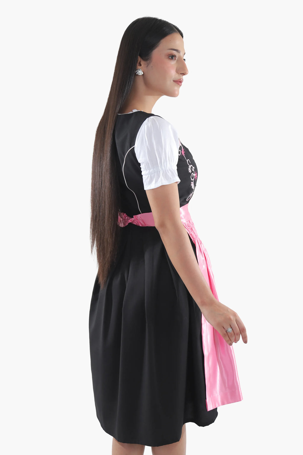 Dark Allure Bavarian Dress Blossom Pink