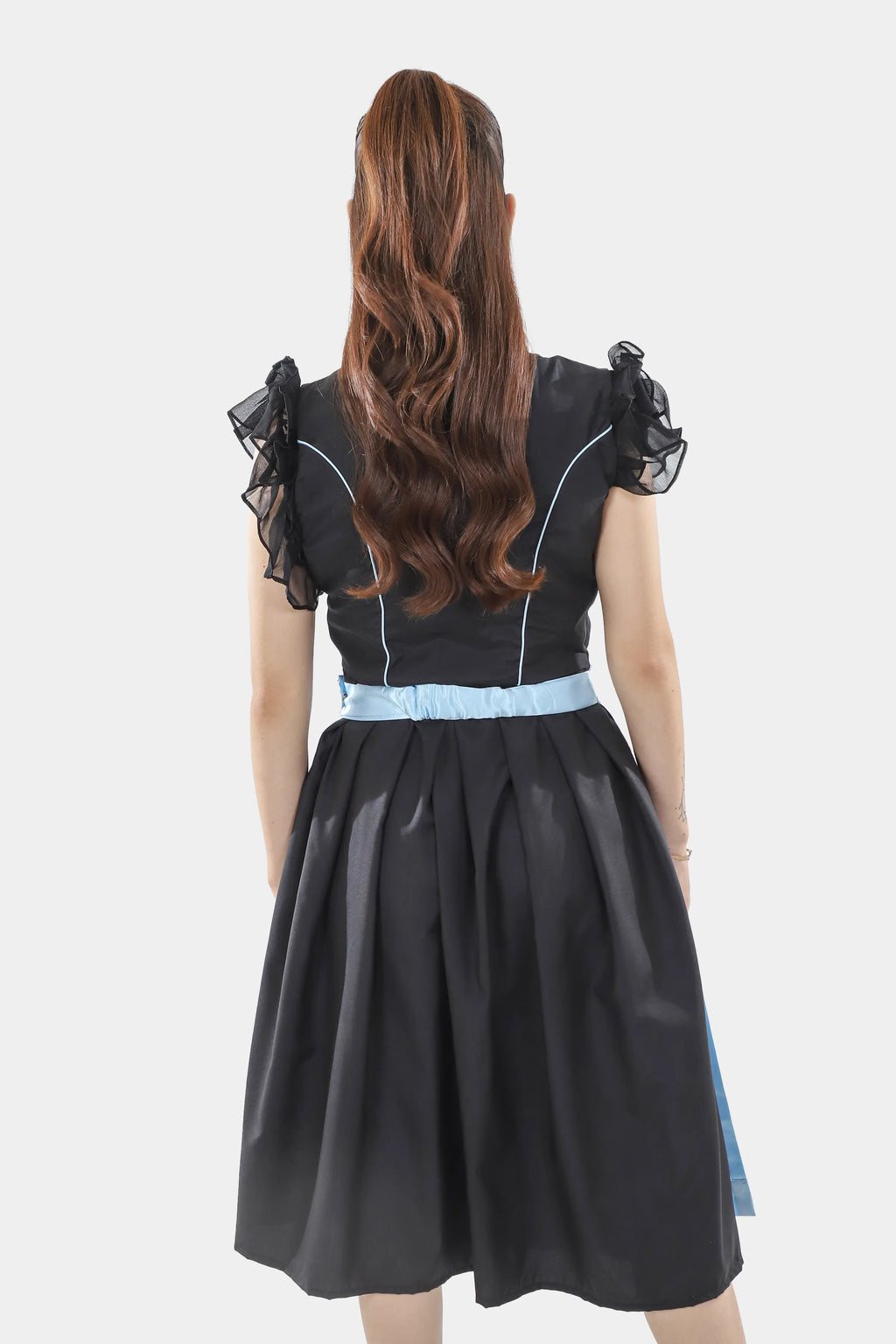 Midnight Black Dirndl Serene Blue Seduction