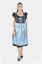 Midnight Black Dirndl Serene Blue Seduction