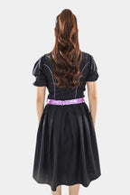 Midnight Black Dirndl Lavender Dusk