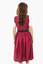 Enchanted Bavarian Dirndl Dress Wild Berry Bloom