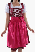 Vintage Bavarian Attire Berry Plum Pink Allure