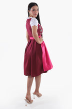 Vintage Bavarian Attire Berry Plum Pink Allure