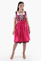 Vintage Bavarian Attire Berry Plum Pink Allure