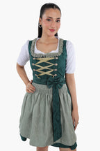 Luxury Meadow Green Mini Dirndl