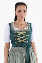 Luxury Meadow Green Mini Dirndl