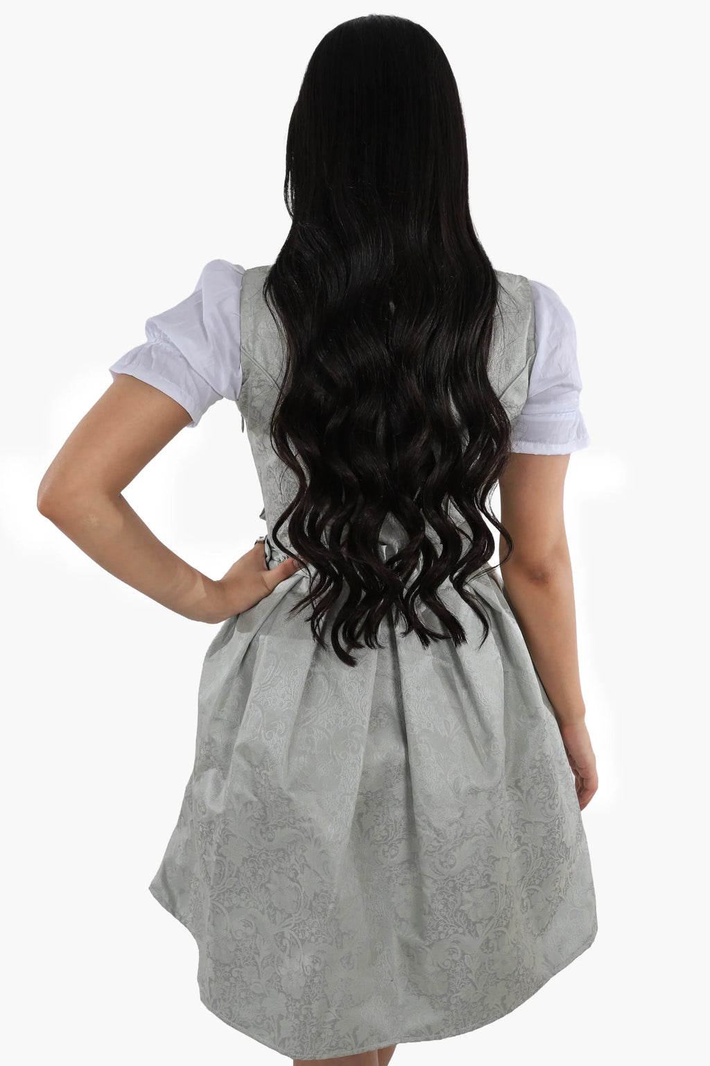 Mini Dirndl Dress Luxury Mint Green Elegance