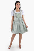 Mini Dirndl Dress Luxury Mint Green Elegance