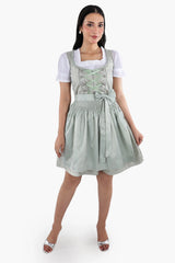 Mini Dirndl Dress Luxury Mint Green Elegance