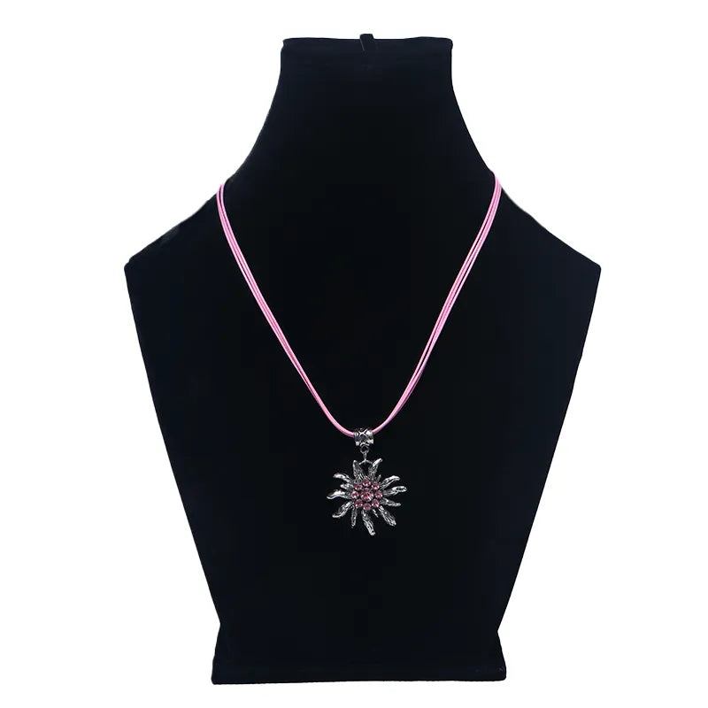 Bavaria Blossom - Pink Crystal Jewelry Set