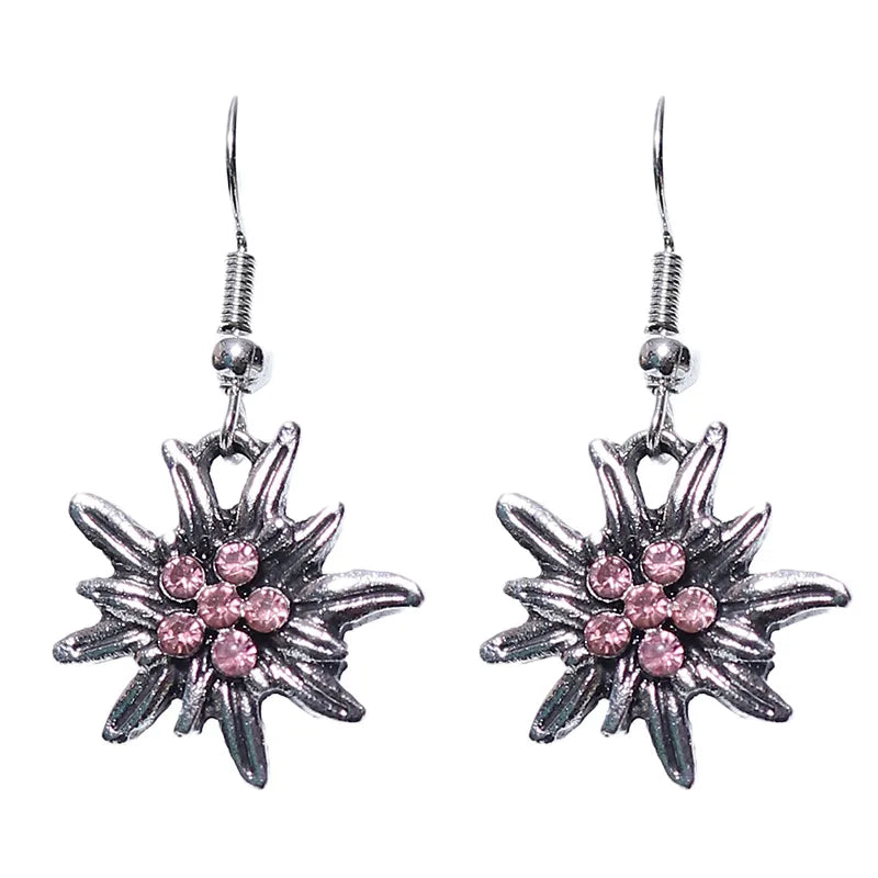 Bavaria Blossom - Pink Crystal Jewelry Set