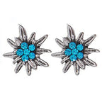 Edelweiss Blue Heart - Bavarian Heritage Jewelry