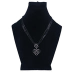 Alpine Night Heart - Black Crystal Jewelry Set