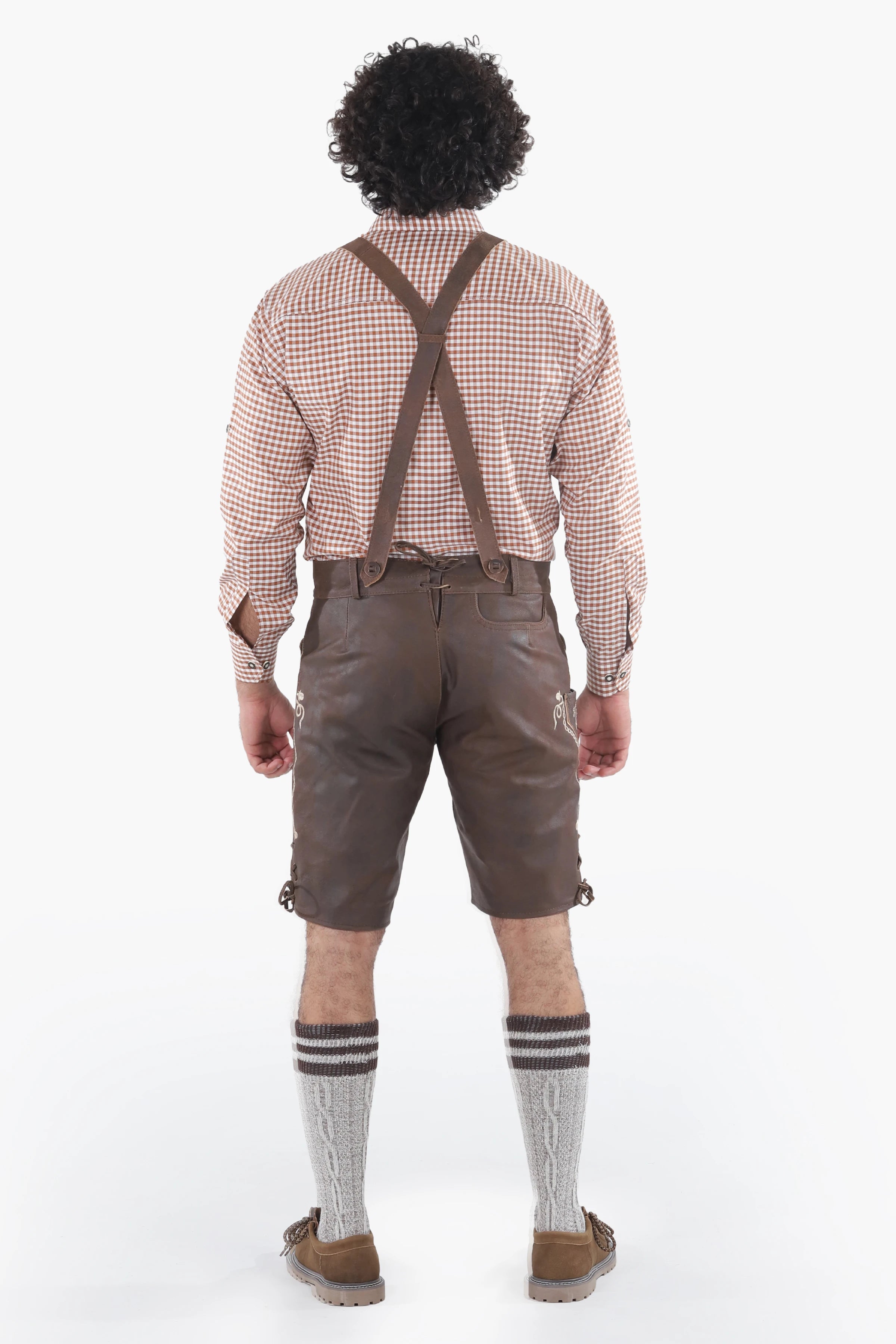 Trachten Short Lederhosen Wild Brown