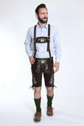 Authentic Lederhosen for Men with matching Suspenders