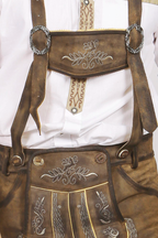 Trachten Short Lederhosen Dark Brown