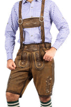 Trachten Short Lederhosen Dark Brown
