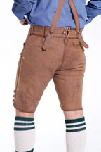 Trachten Men’s Lederhosen Coal Brown