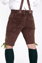 Classic Walnut Brown Lederhosen Attire