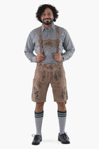 Trachten Shorts Lederhosen Vintage Brown