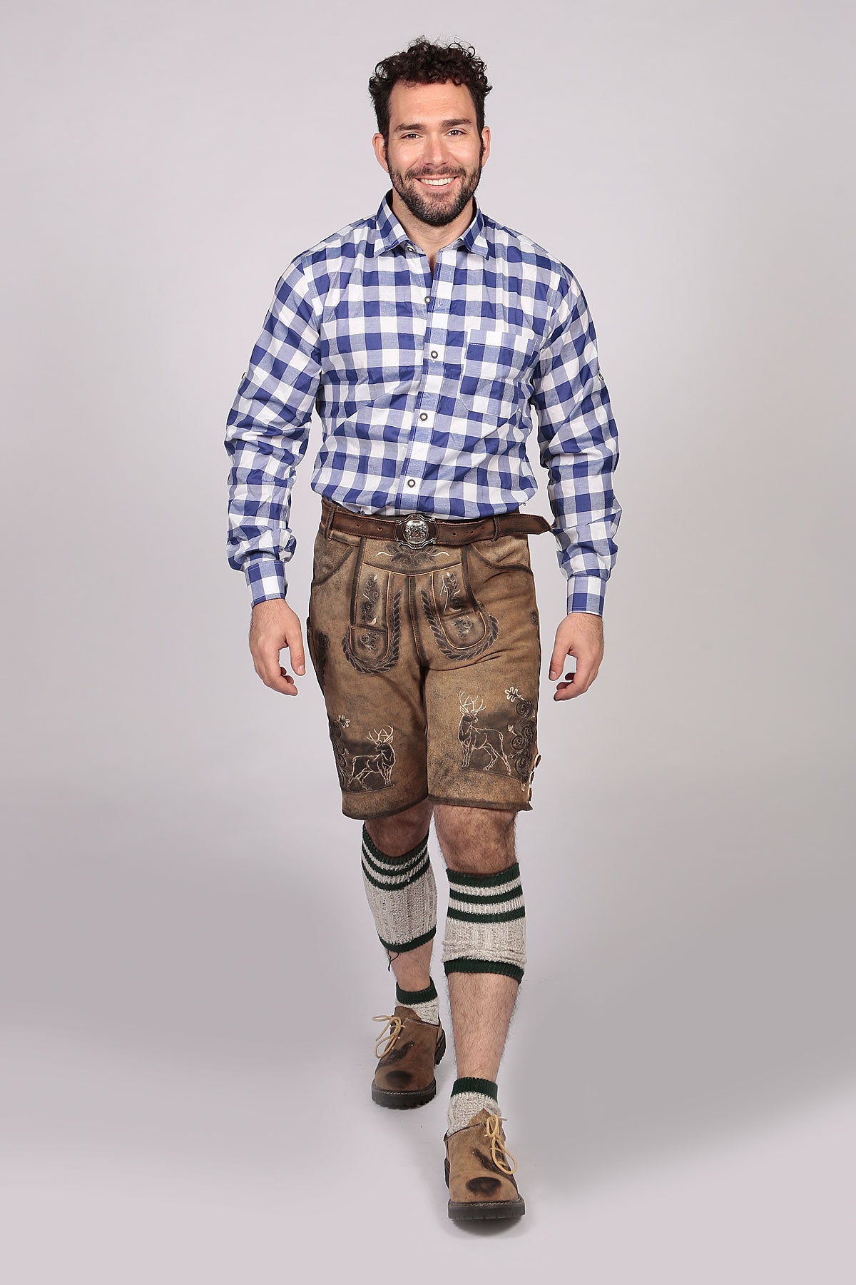Dapper Celebratory Mens Lederhosen Attire Oktoberfest Outfit Sets
