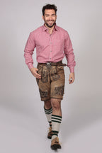 M-SRT-06-1 - Red Ledeerhosen Shirt